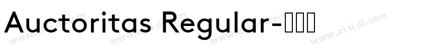 Auctoritas Regular字体转换